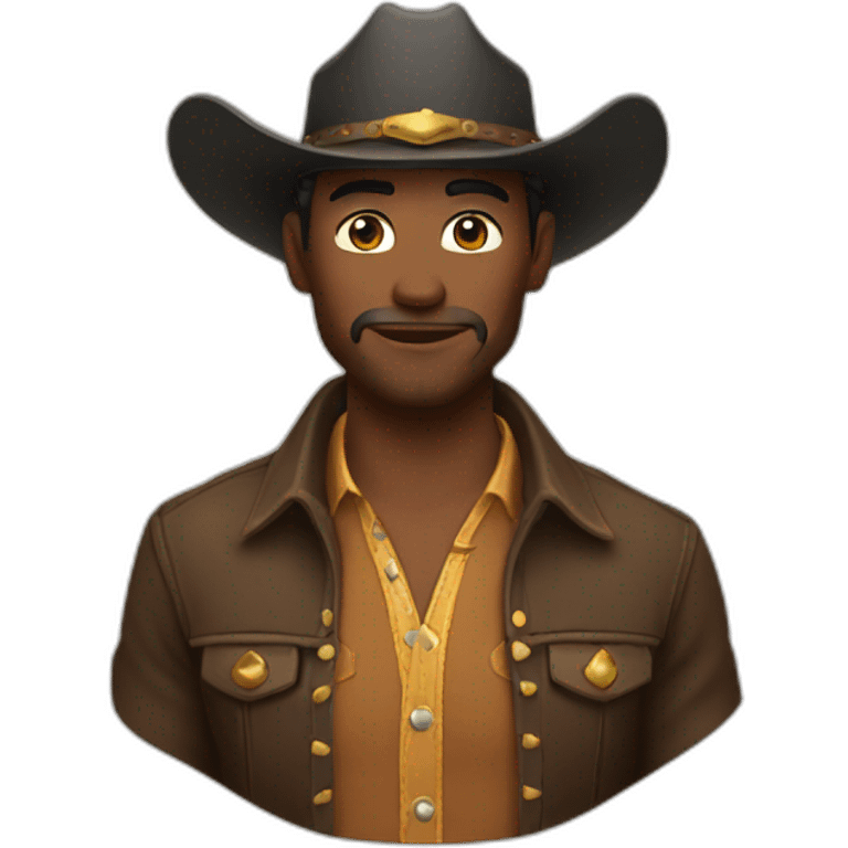 Human cowboy emoji