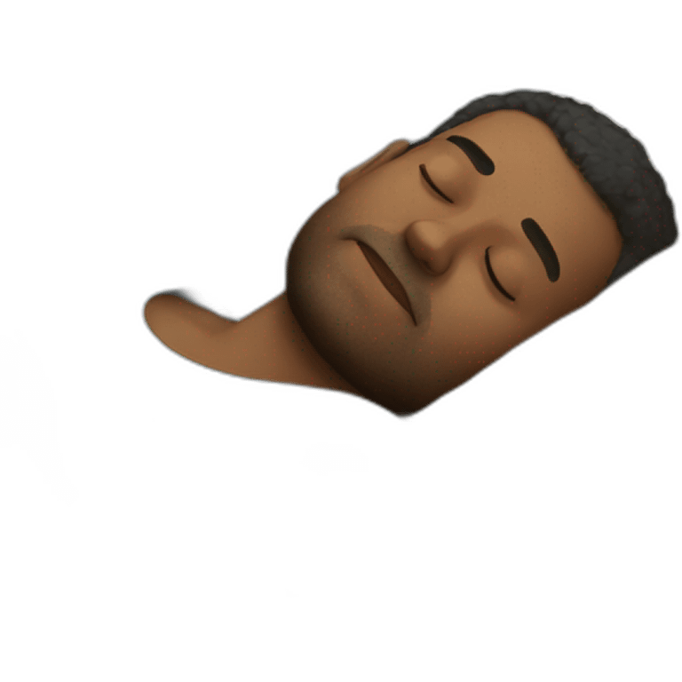 man sleeping emoji