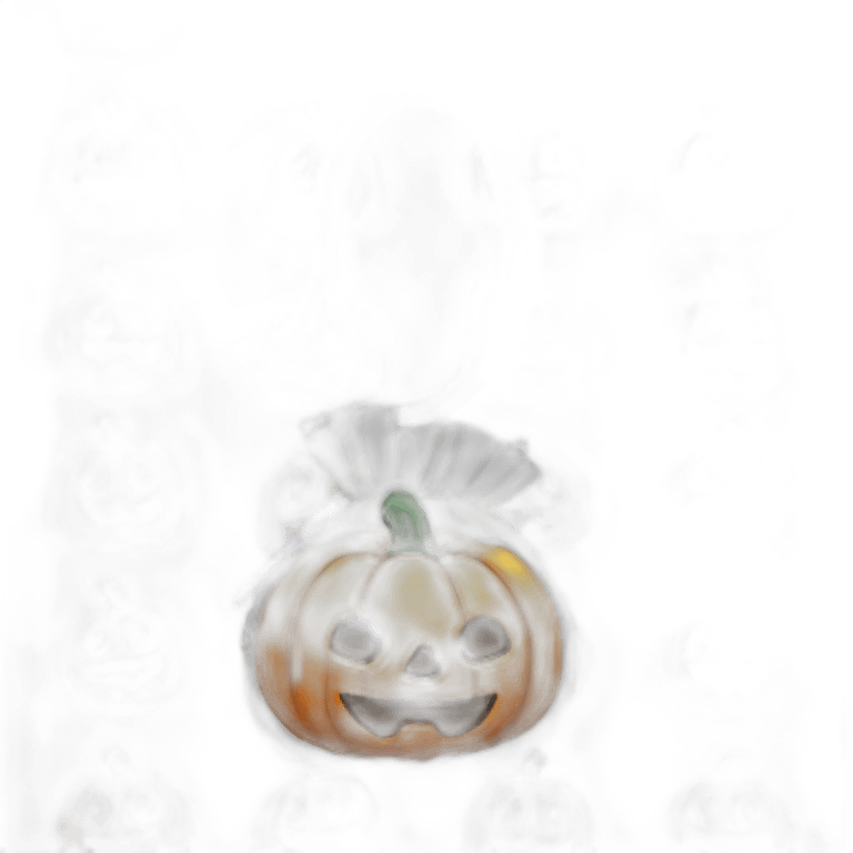 Trick or treat gift bag emoji