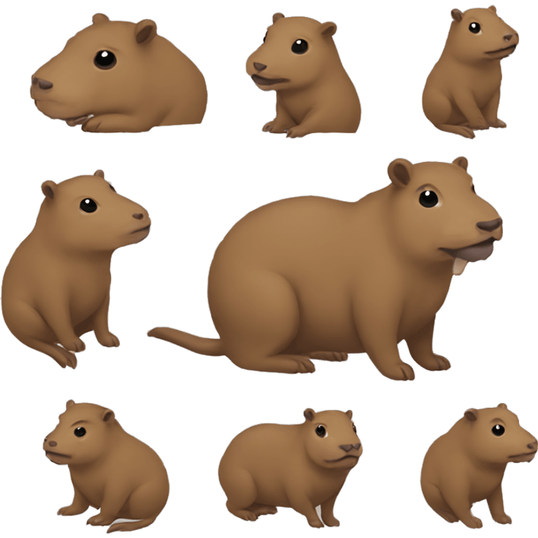 Discord style Cappybara emoji  emoji