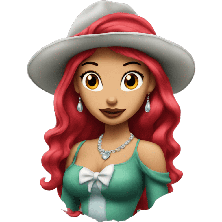 Princess Ariel as a gangster  emoji