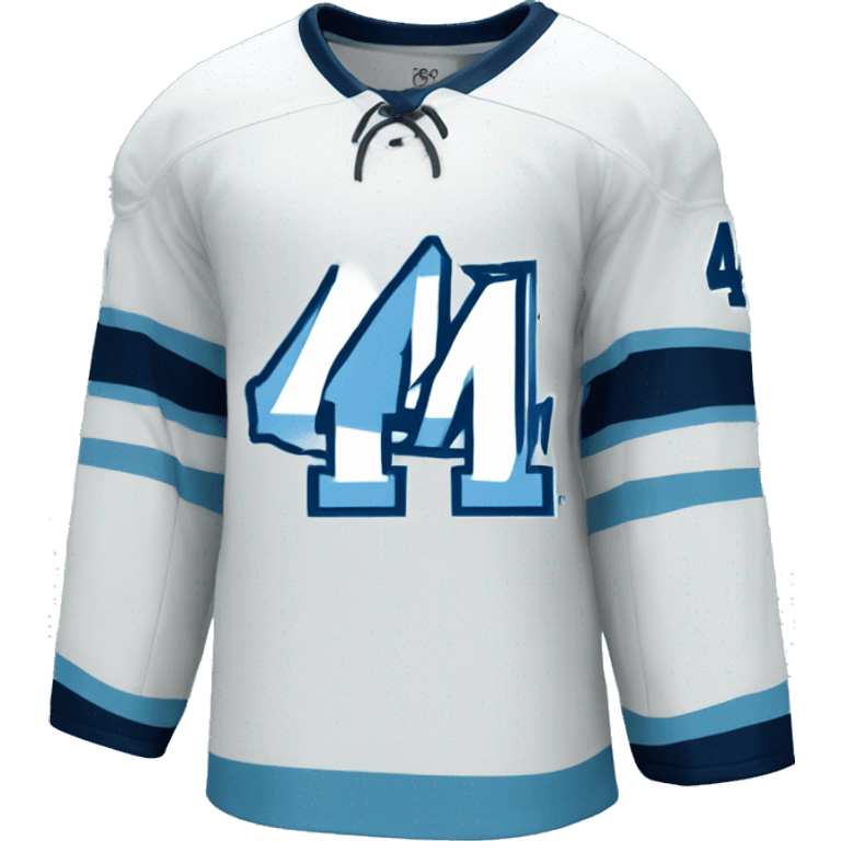 University of Maine Hockey Jersey with number 44 emoji