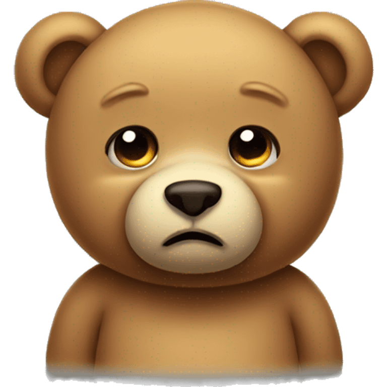 Sad Teddybear emoji