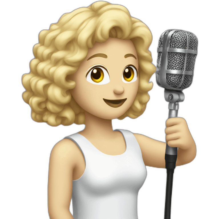 madonna microphone emoji