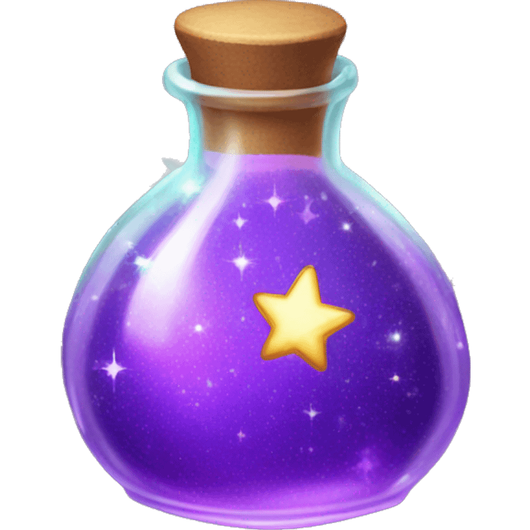 Fairy potion with sparkles  emoji