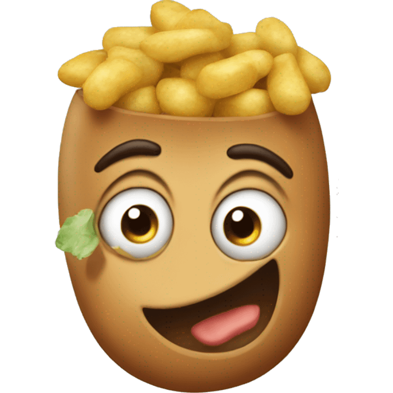 Snitzel with potatos emoji