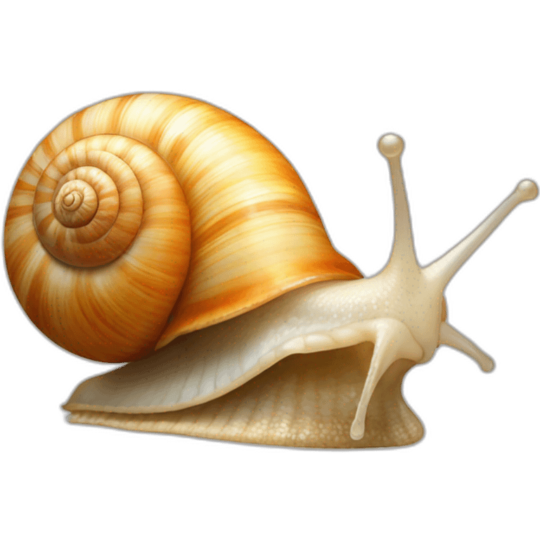 shell of a snail emoji