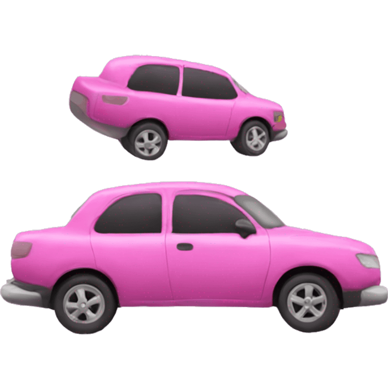 Pink car emoji