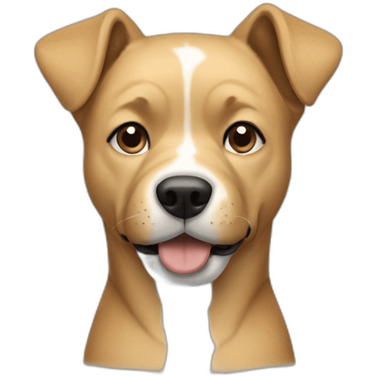 a dog with a blond haircut emoji