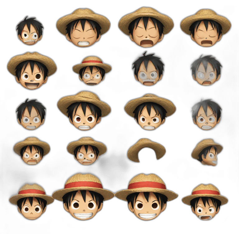 monkey d luffy emoji