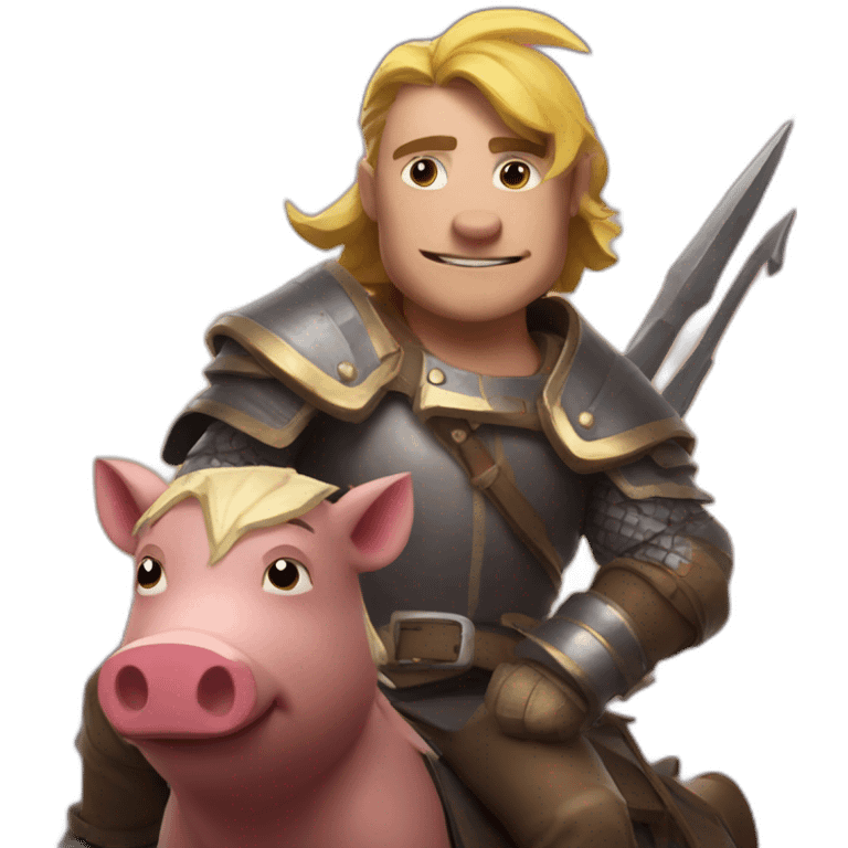 Hog rider from clashroyale emoji