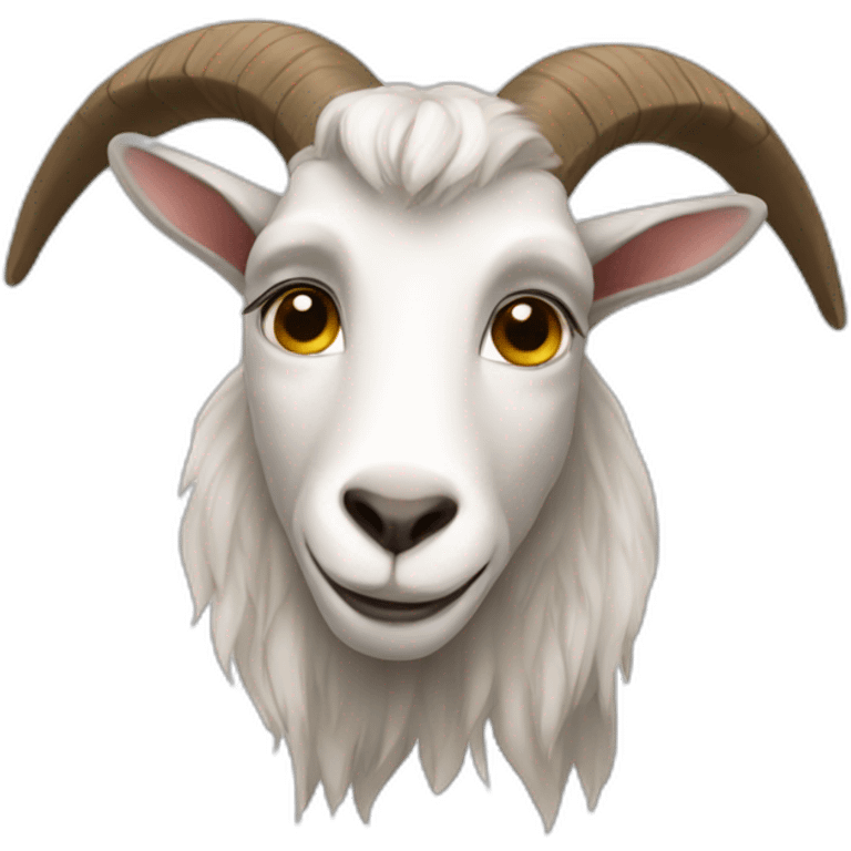 Goat human emoji