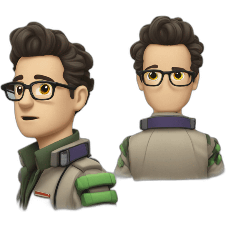 Egon Spangler ghostbusters young emoji