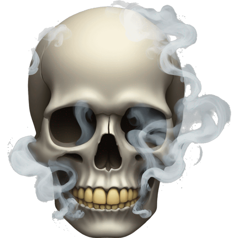 skull with smoke  emoji