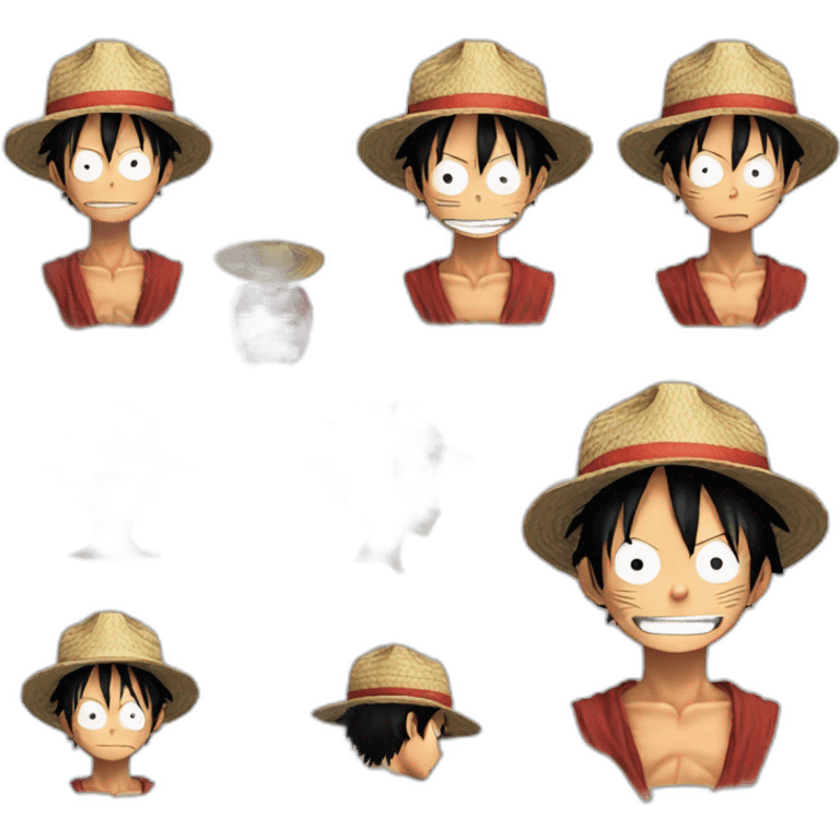 Monkey d luffy emoji