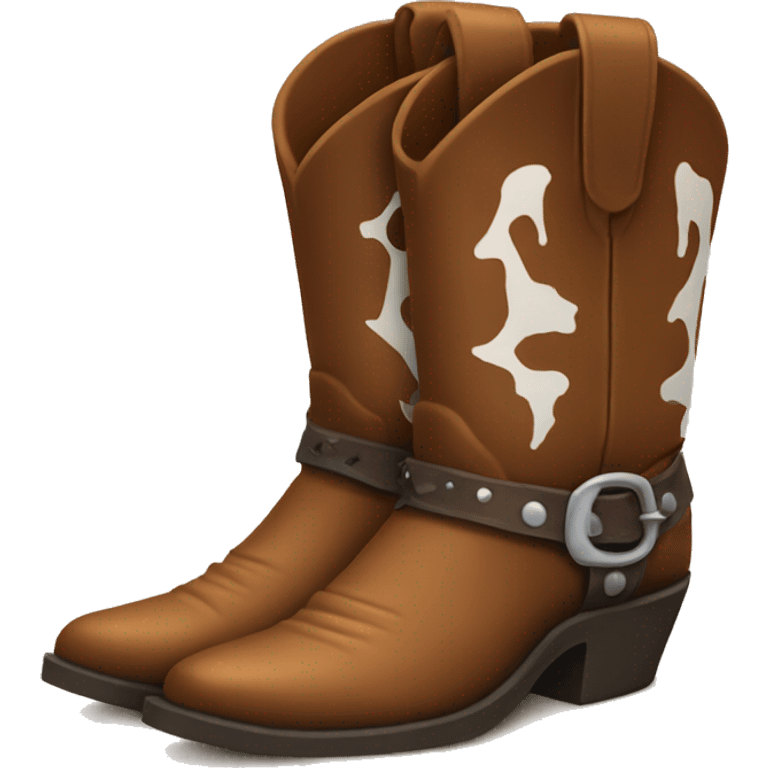 cowboy boots with spurs emoji