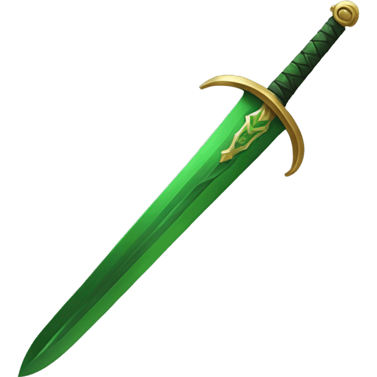 A Green sword  emoji