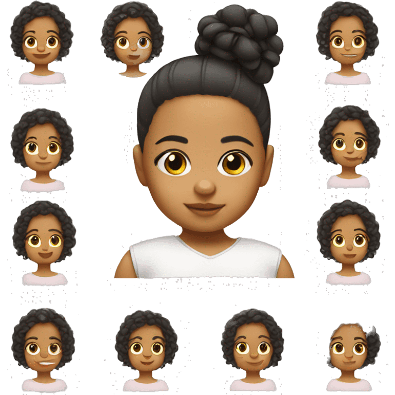 Mixed Mexican baby girl emoji