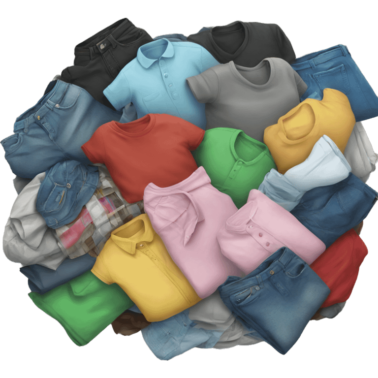 Pile of clothes emoji