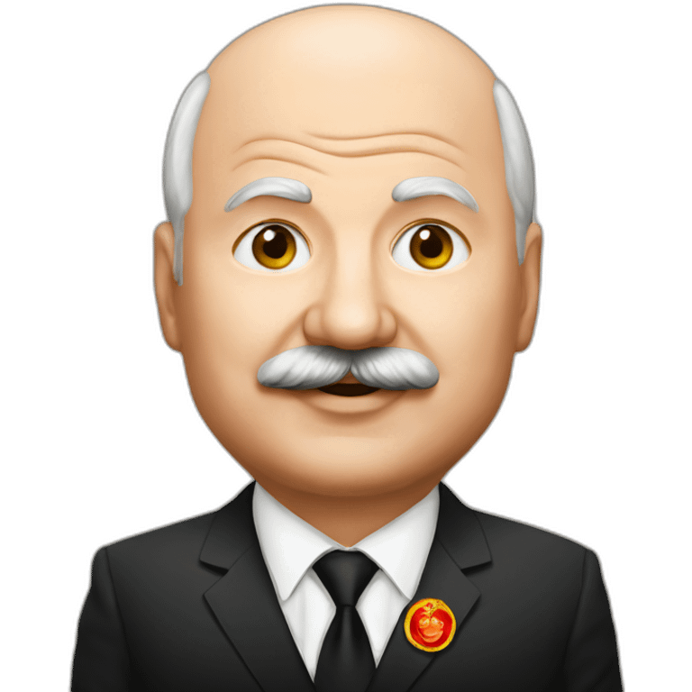 Lukashenko with potato emoji