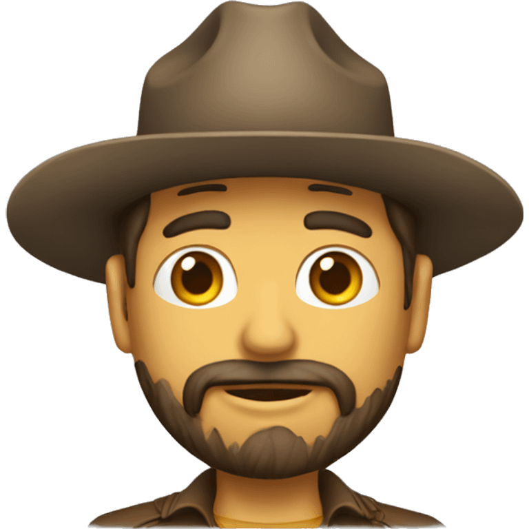 Cuyo con un sombrero de vaquero  emoji