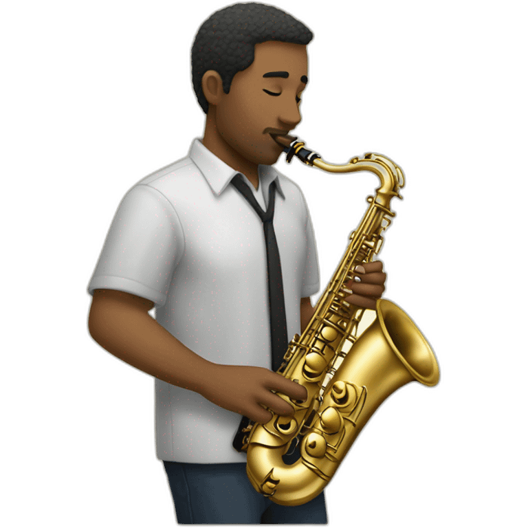 Saxofón gracioso emoji