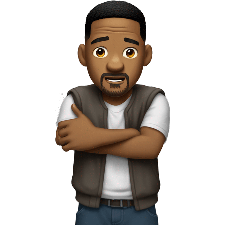 will smith acetando con el dedo de MUY BIEN. emoji