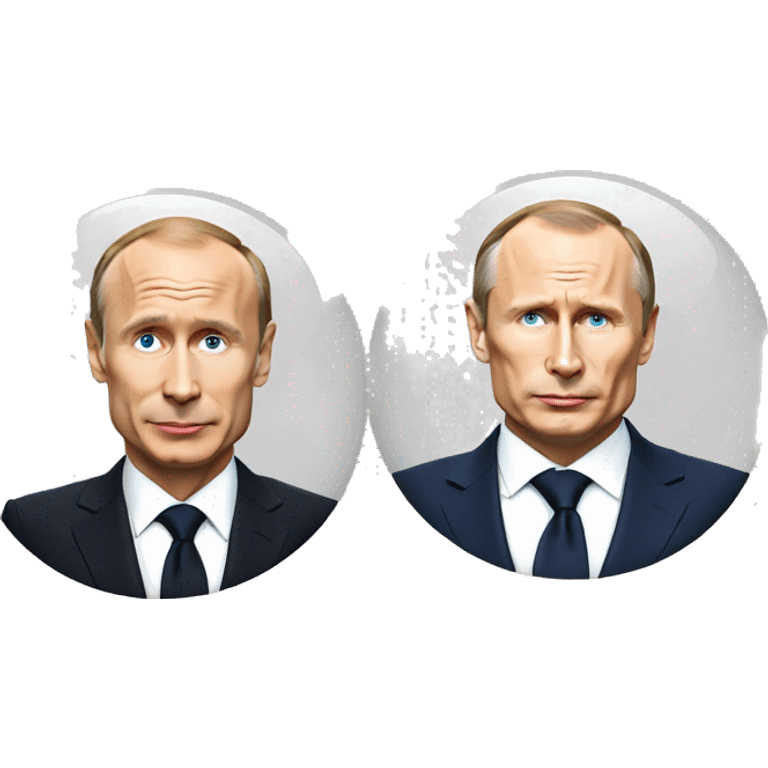 Putin et Macron  emoji