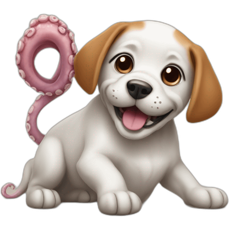 dog-holding-octopus emoji