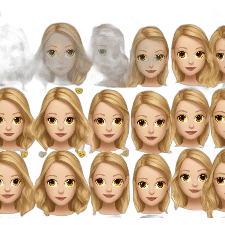 Blake lively, gossip girl show emoji