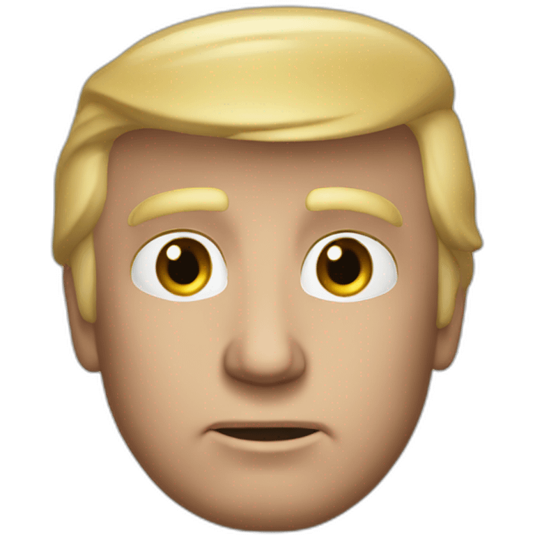 donald trump-(proportional)calm-(realistic) emoji