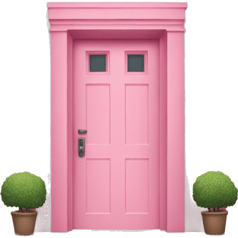 Pink door emoji