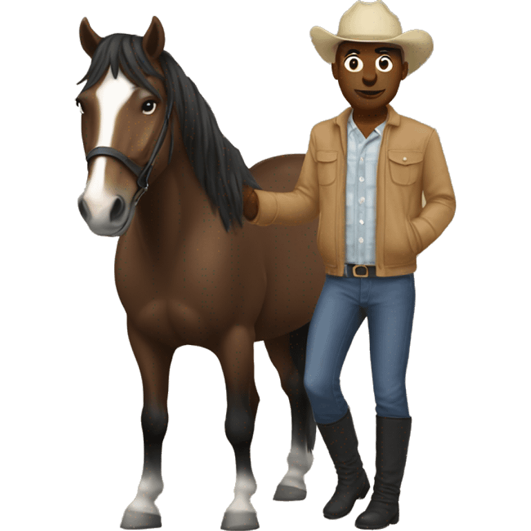 the weekend with horse emoji