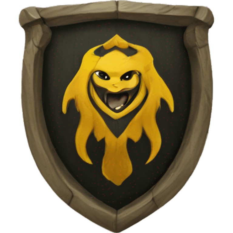 Hufflepuff crest emoji