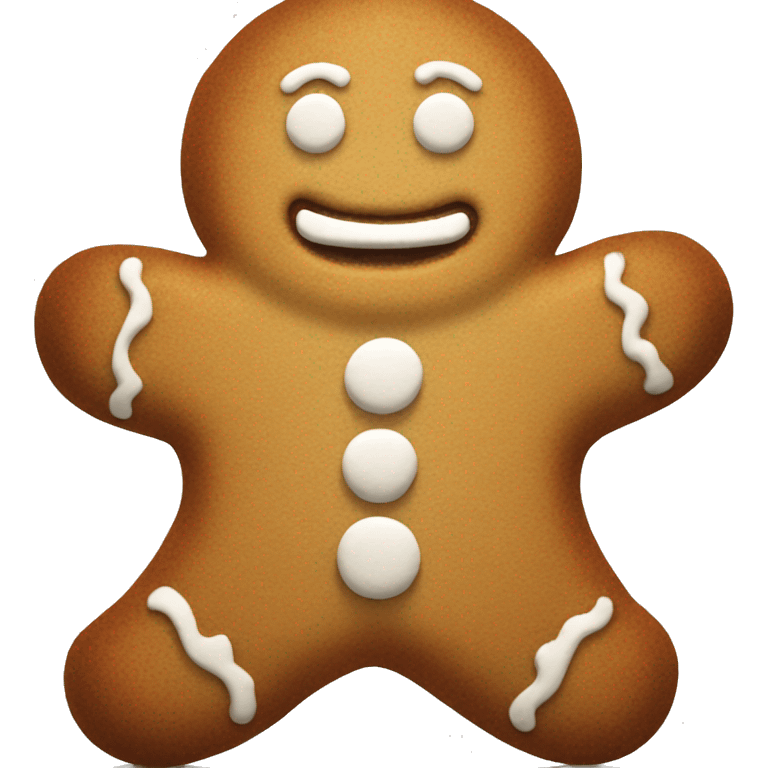 Gingerbread man from shrek emoji