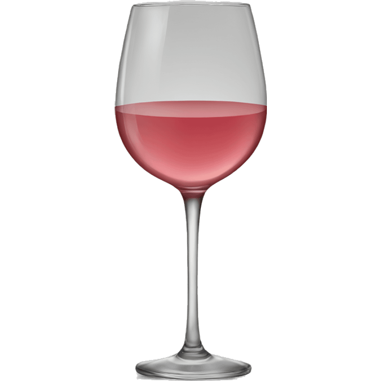 Rose wine glass that says “Wednesday Megan” emoji