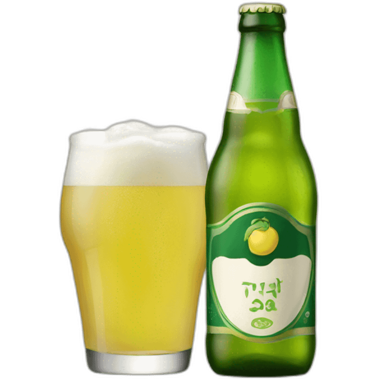 botella de sidra emoji