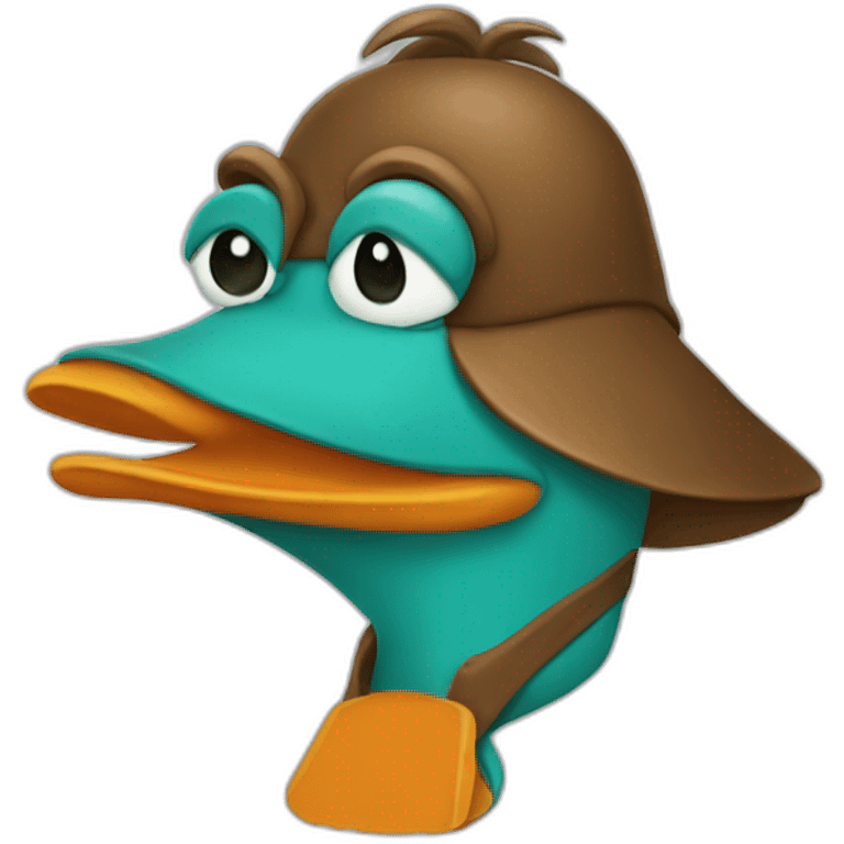 Perry the platypus emoji