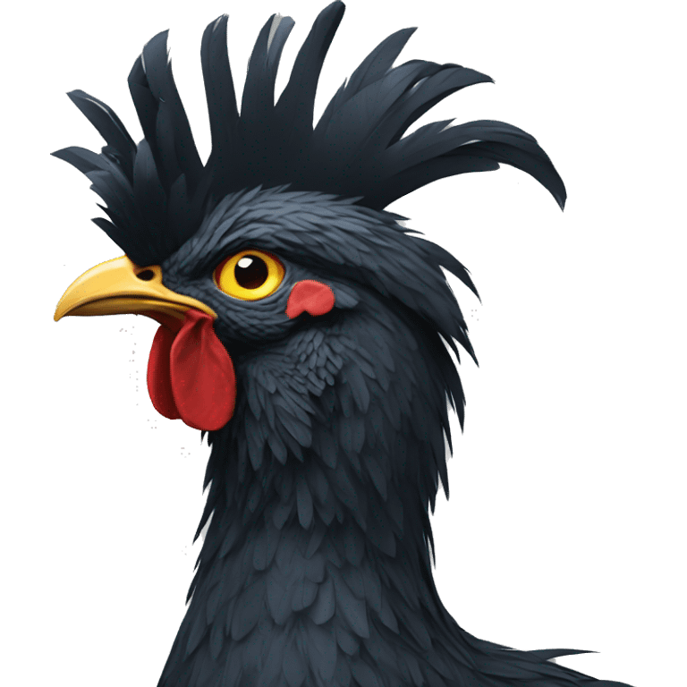 pollo punk emoji