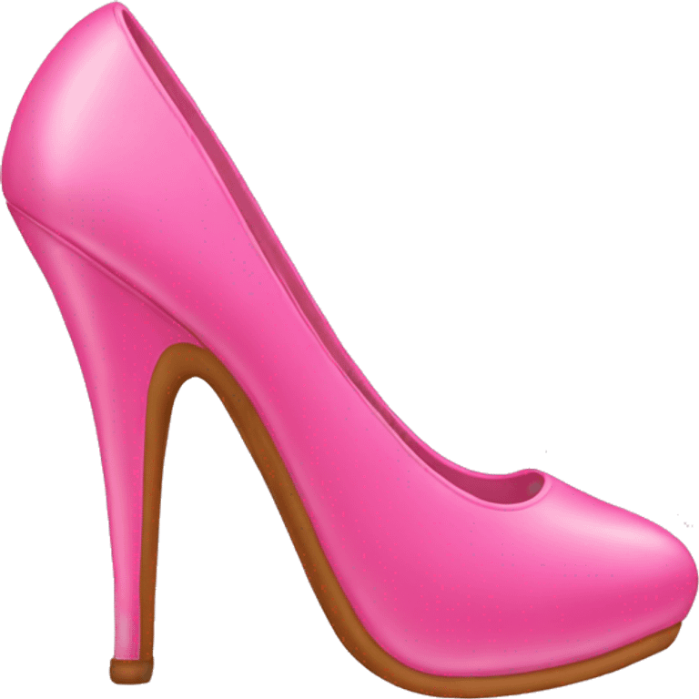 Pink high heels  emoji