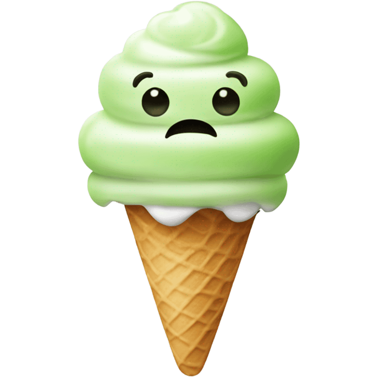 icecream with wasabi emoji