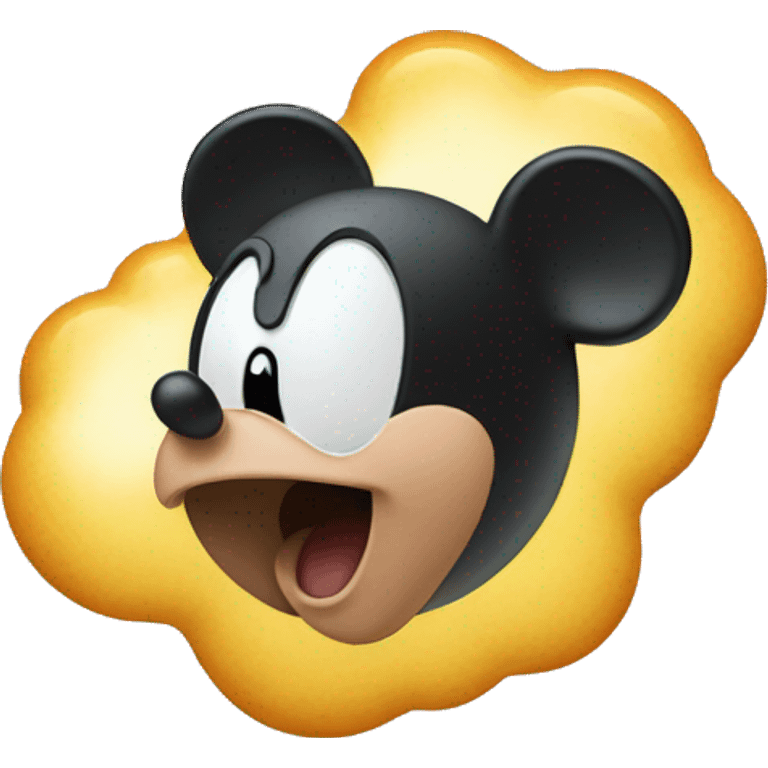 Micky mouse fart emoji