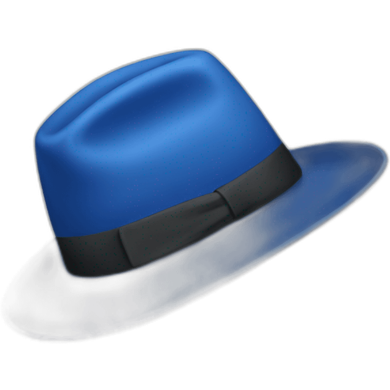 Chapeau bleu emoji