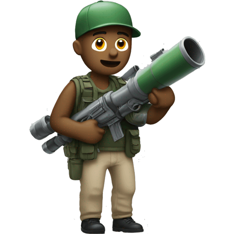 man with bazooka emoji