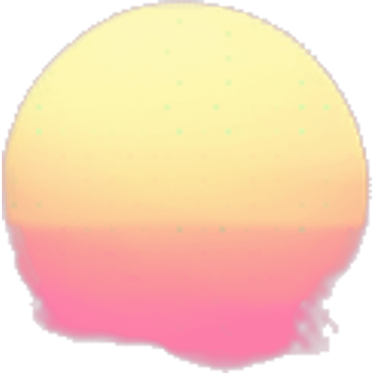 Pink sunset emoji