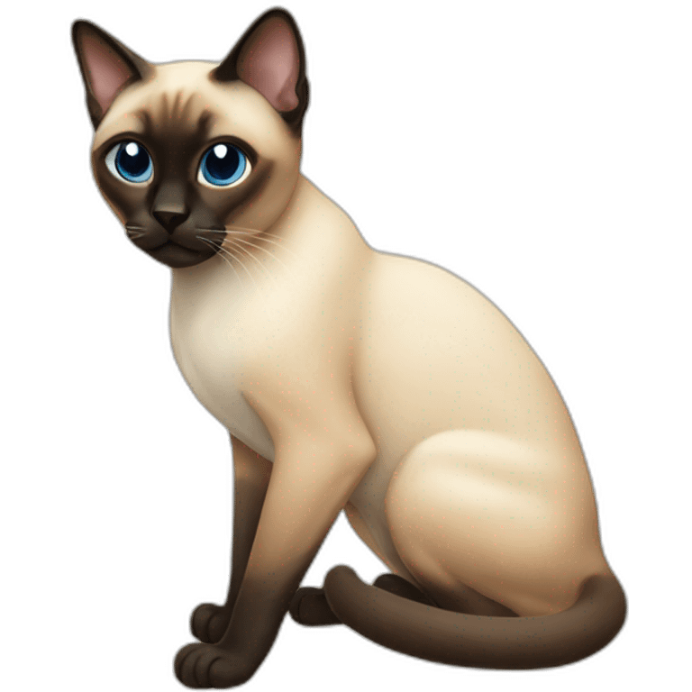 a siamese cat emoji