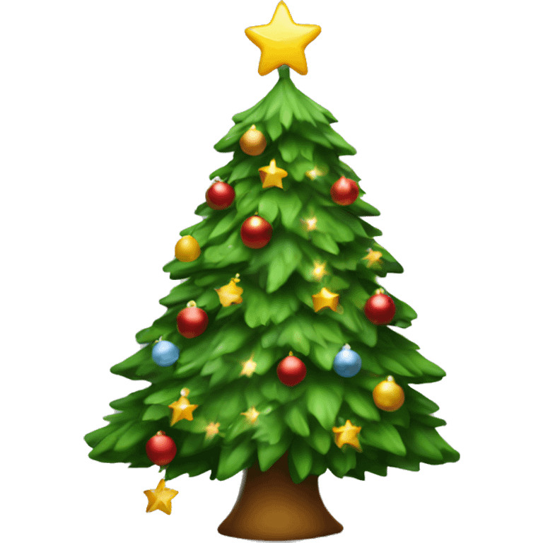 Magic Christmas tree emoji