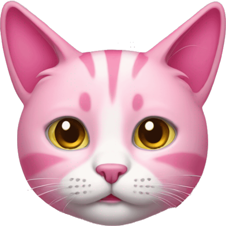 Pink cat emoji