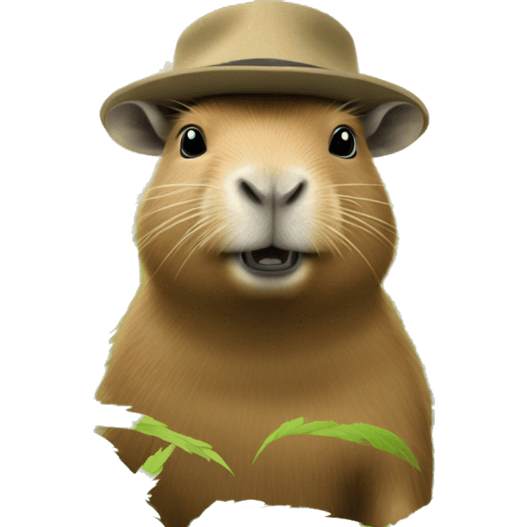 capybara in hemp field emoji