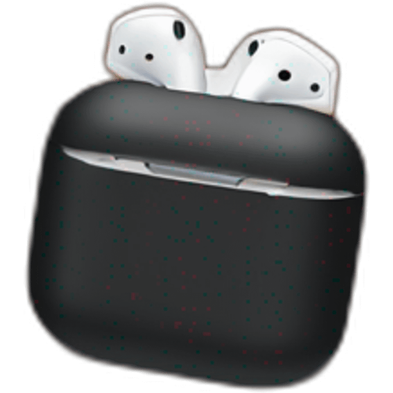 black airpods emoji